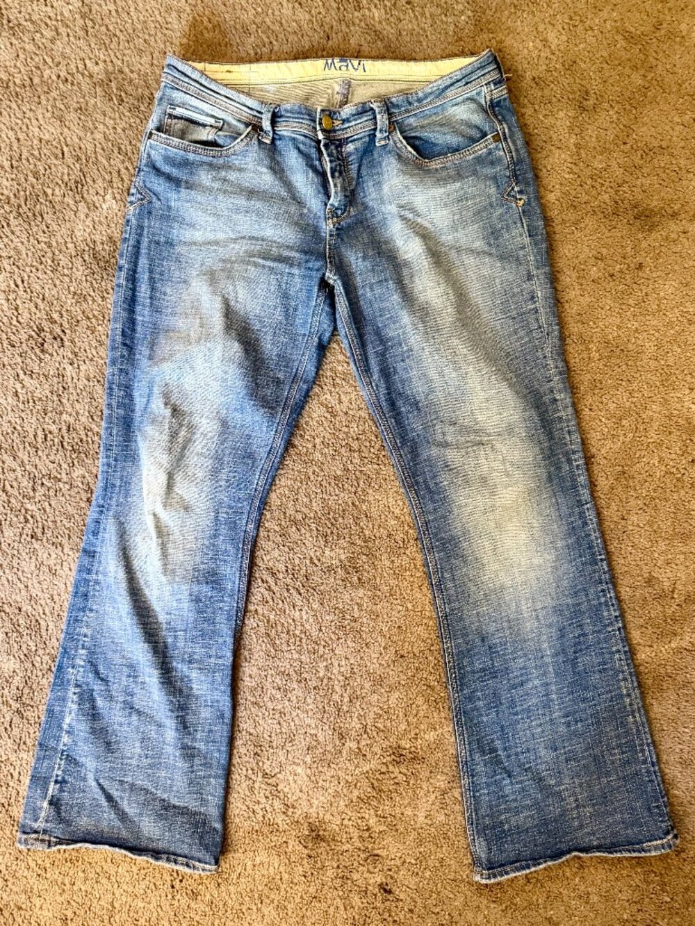 Mavi Molly Bootcut Jeans Size 33/30 Medium Wash Stretch Denim